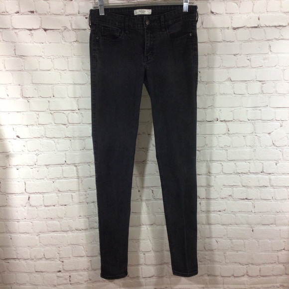 Abercrombie & Fitch Denim Black Jeans - Picture 1 of 7